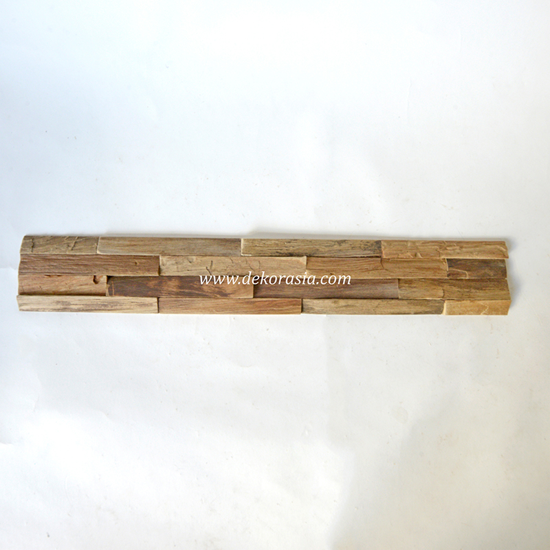 Wall Cladding Teak Bark, Interior Wood for Wall Home Decoration